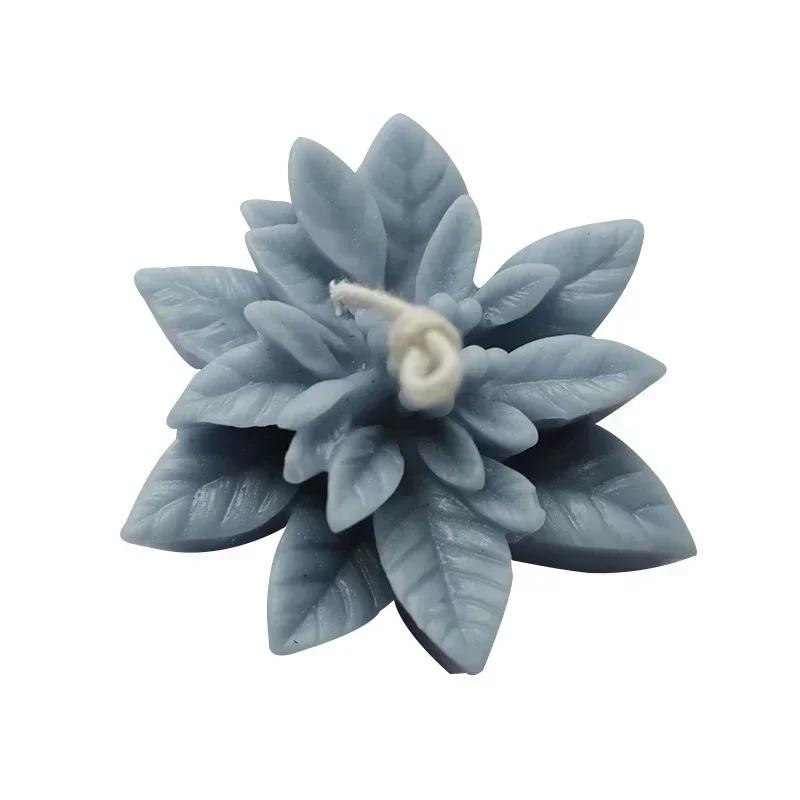 Формы для рождественских украшений, силиконовая форма для цветка, форма для ароматерапевтических свечей, смоляные формы, формы для мыла ручной работы, домашний декор