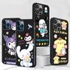 Чехол Cinnamoroll Kuromi для Apple iPhone 13 14 Plus 11 12 Mini 15 Pro Max 7 8 SE 2020 X XS XR Силиконовый Мягкий Чехол для Телефона