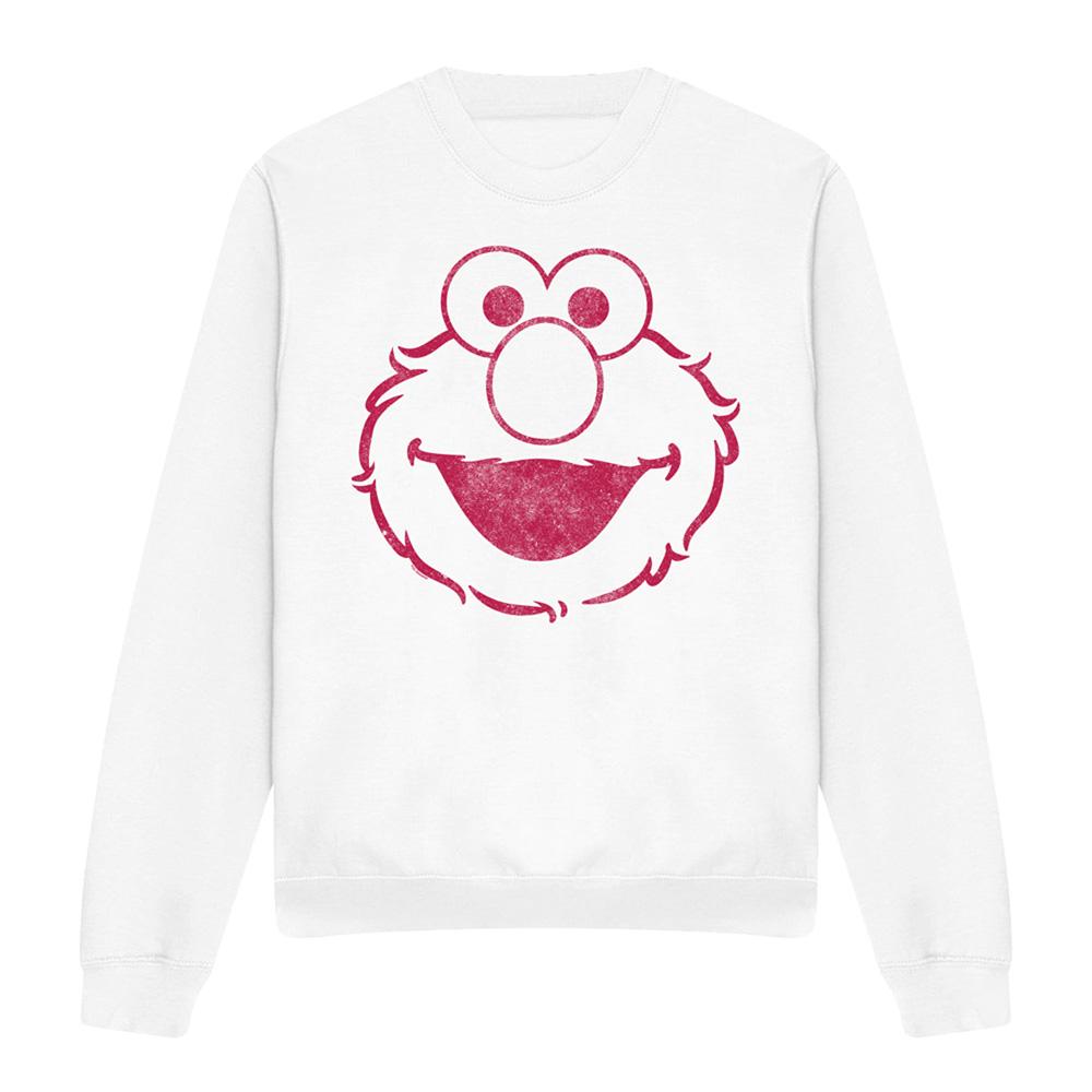 Sesame Street Unisex Adult Elmo Mono Sweatshirt