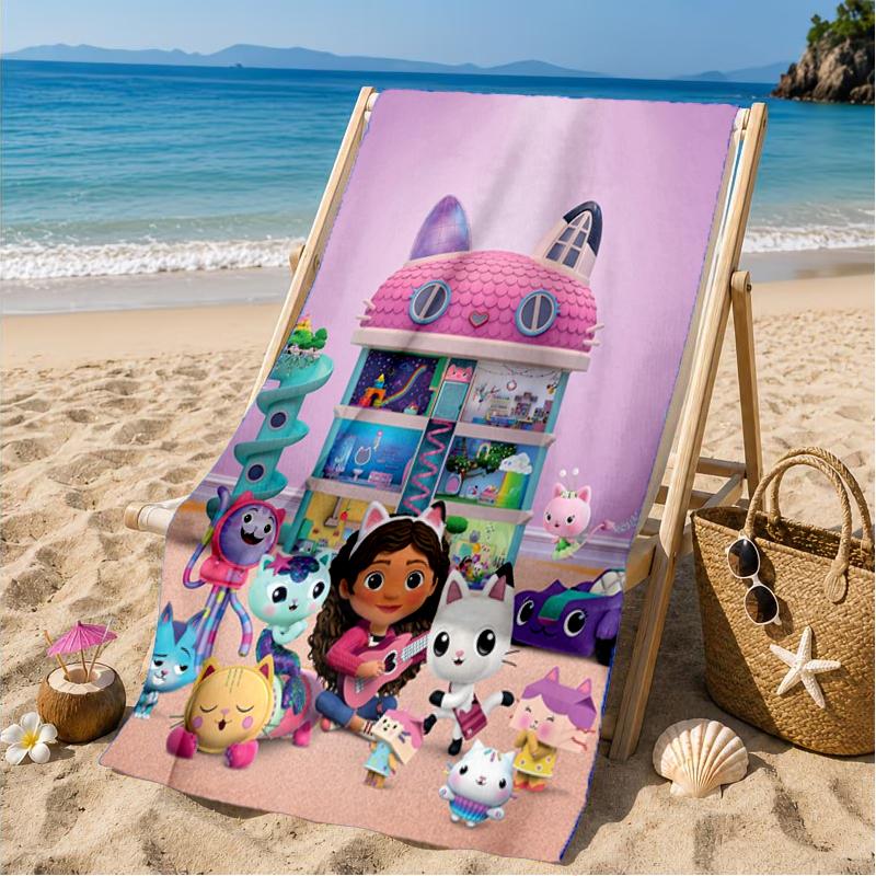 Rainbow Friends Dollhouse Beach Towel, Microfiber Beach Towel, Perfect For Pool, Beach, Travel, Home Decor Beach Party Fan gifts