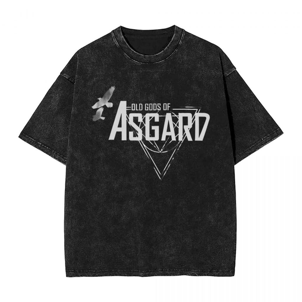 Футболка Alan Wake Old Gods Of Asgard Летние Винтажные Футболки 2024 Хлопок Трендовая Футболка Для Мужчины Короткий Рукав Свободная Одежда
