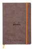 Rhodia Rhodiarama Goal A5 240 Dot Pen Italian Synthetic Leather PEFC Chocolate CF117743 Book, Size, Pages, Grid, Holder, Cover, Certified, Color,