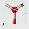 711L EDC Y Динамометрический ключ - 3-в-1 Прецизионный инструмент для затяжки велосипедных компонентов - С шагом 0-3 Нм и фиксированным значением 4/5 Нм - Держатель бит 1/4" Hex (красный)