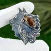 Birthday Gift For Her Natural Seame Agate Gemstone Pendant 925 Sterling Silver
