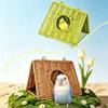 Imitate Rattan Parrots Woven Bird Nests Breathable Hamster Hideout Cave  Summer Use