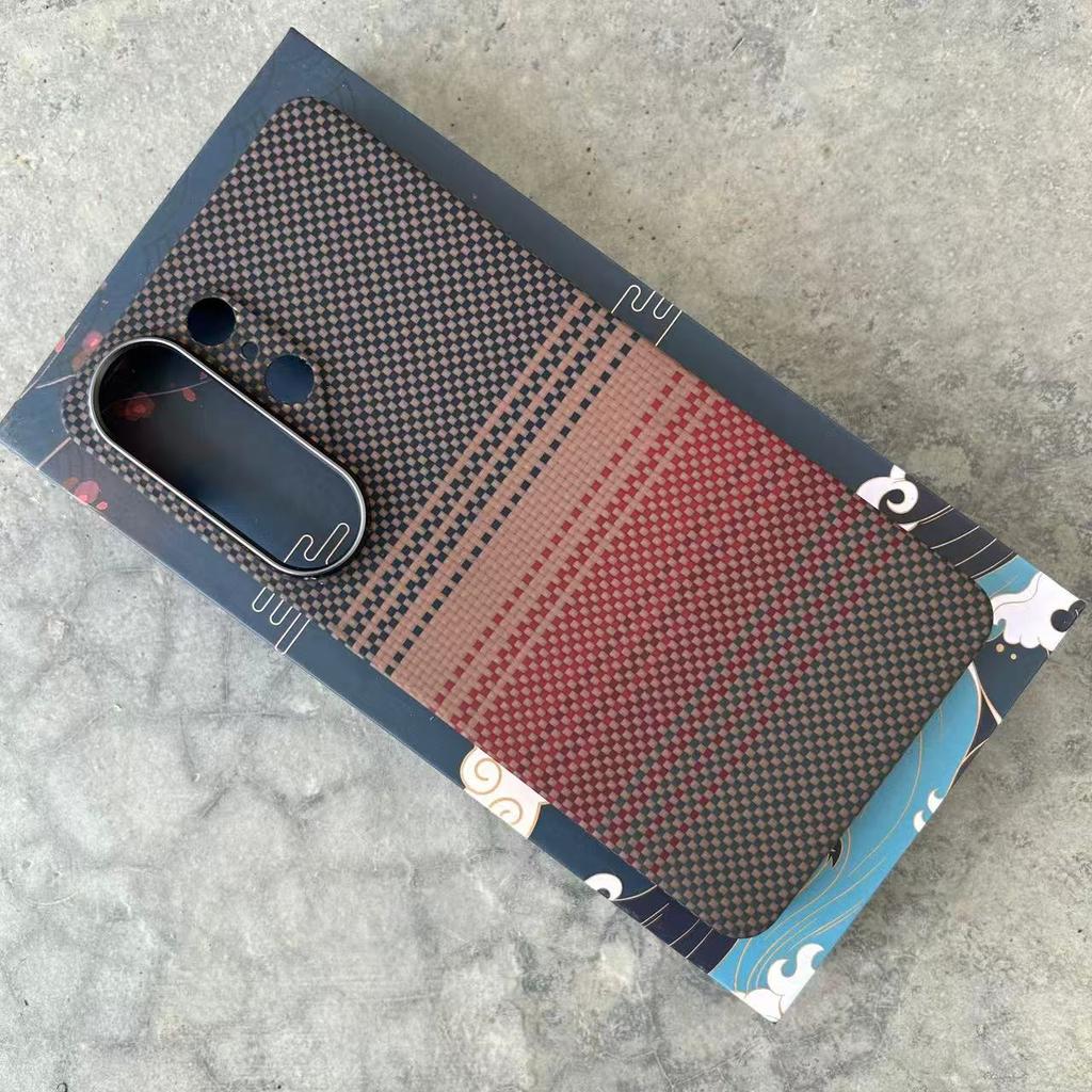 Магнитный чехол из Кевлара для Samsung Galaxy S26 Ultra Тонкий ударопрочный защитный чехол из арамидного волокна Magsafe Беспроводная зарядка