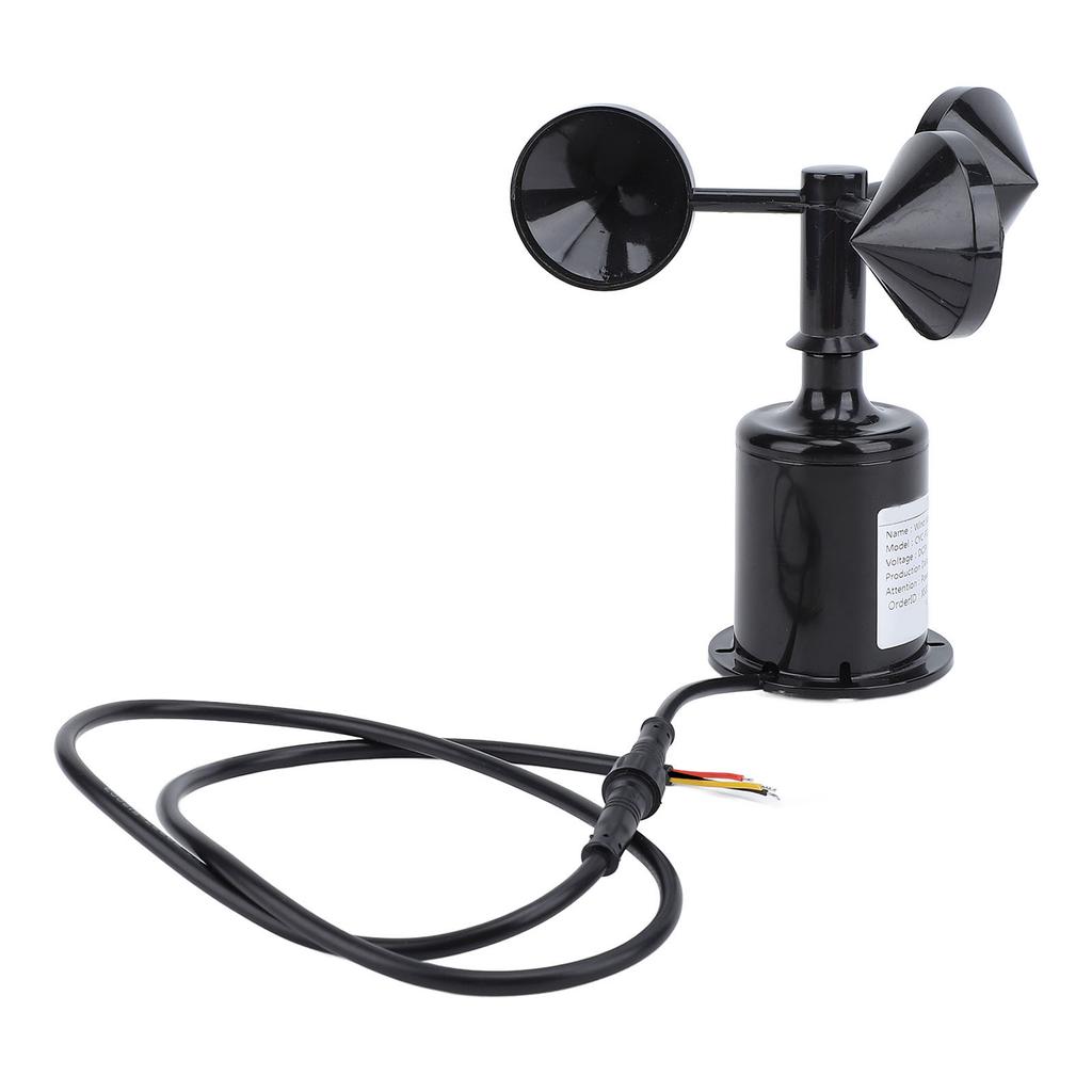   Wind Speed Anemometer, High Accuracy 5V ABS Wind Sensor with 2.62ft Water Proof Extension Cable, for Greenhouse Meteorological Station Marine  