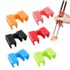 5PCS Reusable Chopstick Helpers Kid Training Holder Chinese Chopstick Plastic Clamps Helper For Kids Adults Beginner Learner