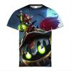 Летняя мужская футболка с коротким рукавом King of Glory Game Clothes для учеников средней школы с 3D-цифровой печатью, футболки, верх