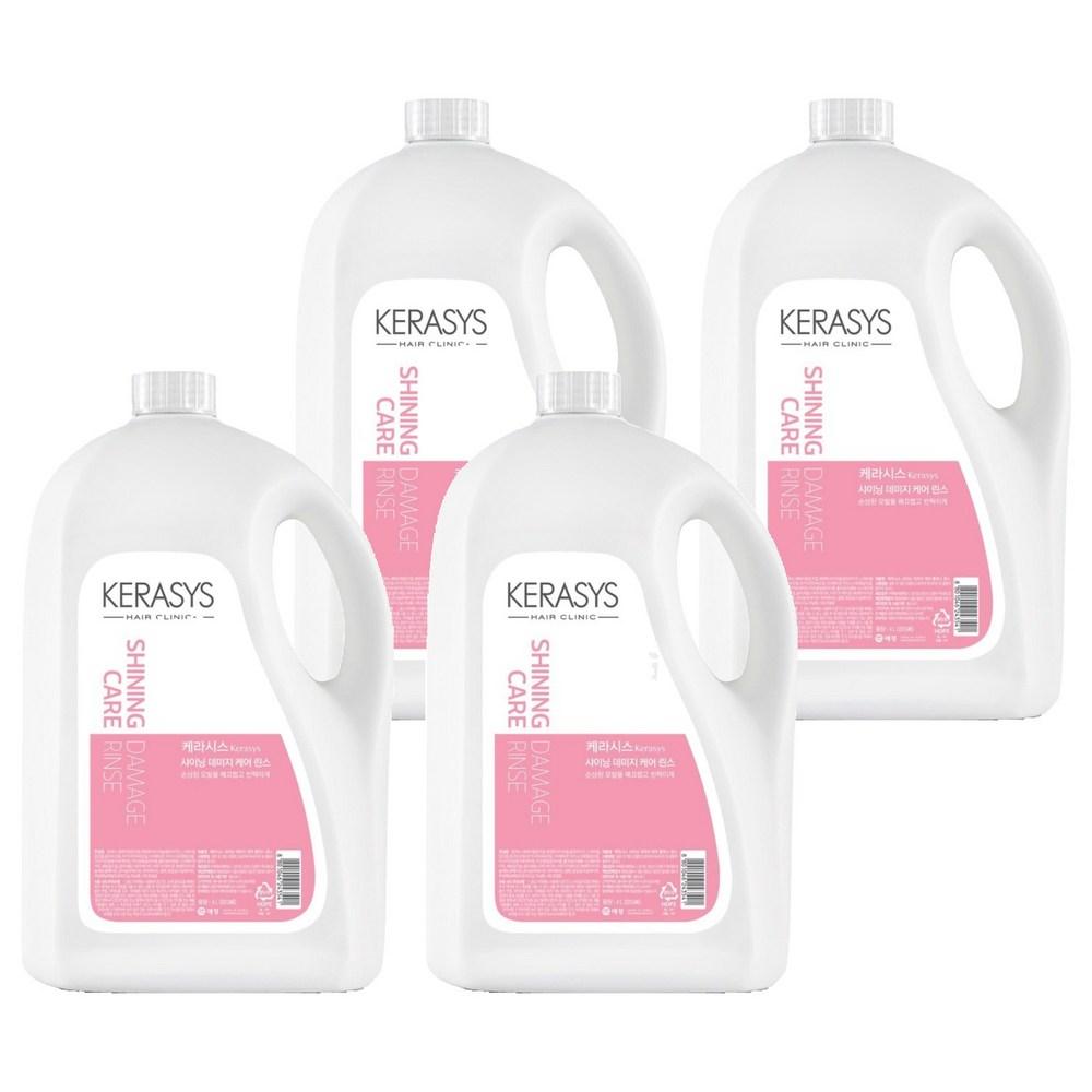 Kerasis Shining Care Damage Rinse 4L 4 pcs