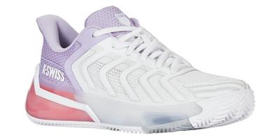 DOUNLOP Теннисные кроссовки Ultrashot 4 HB Женская модель для грунтовых кортов 25SS Белый x Фиолетовый KS94438182WP [Dunlop] K-SWISS 24.0 см