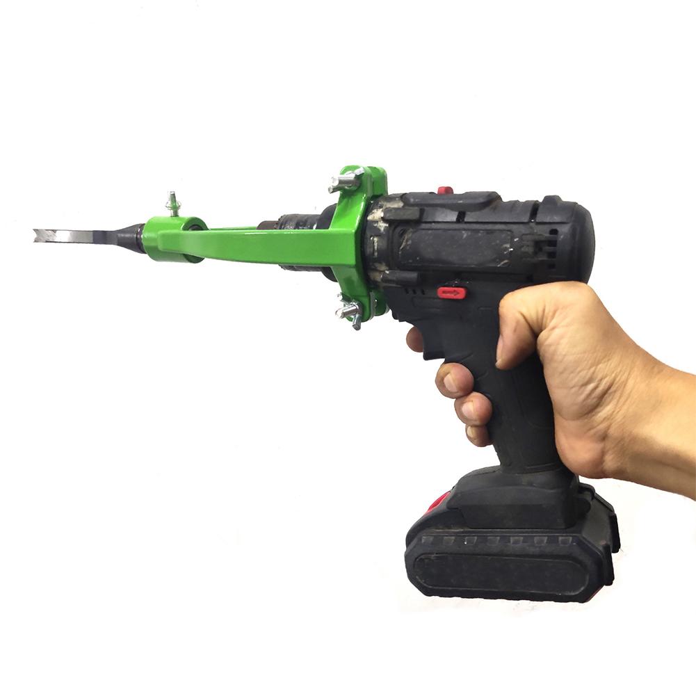 The New Square Hole Drill Fixed Bracket Adapter Attachment Joint Square Converter Mortiser Hand K3Q0