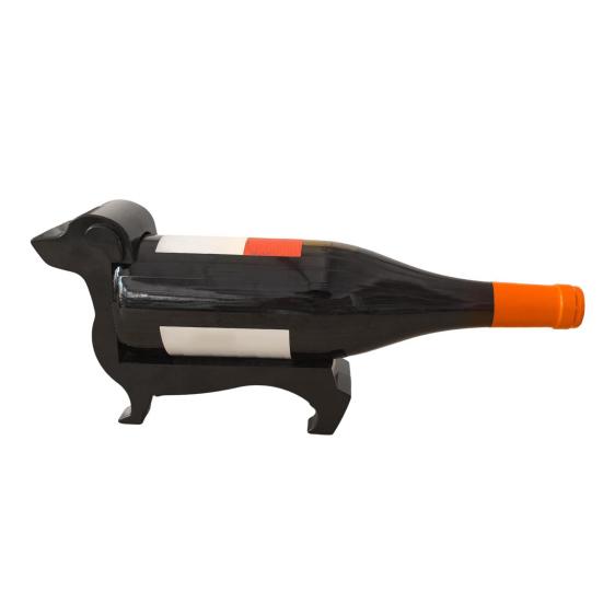 Держатель для винной бутылки Такса Подставка-органайзер для пивных бутылок в форме собаки Стойка для хранения Домашняя кухня Бар Обеденный стол Настольное украшение