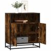 VidaXL Buffet Smoked Oak 68x35x76 Cm Engineered Wood, Storage Cabinet, Entryway Furniture, Accent Furniture, Furniture of 849001