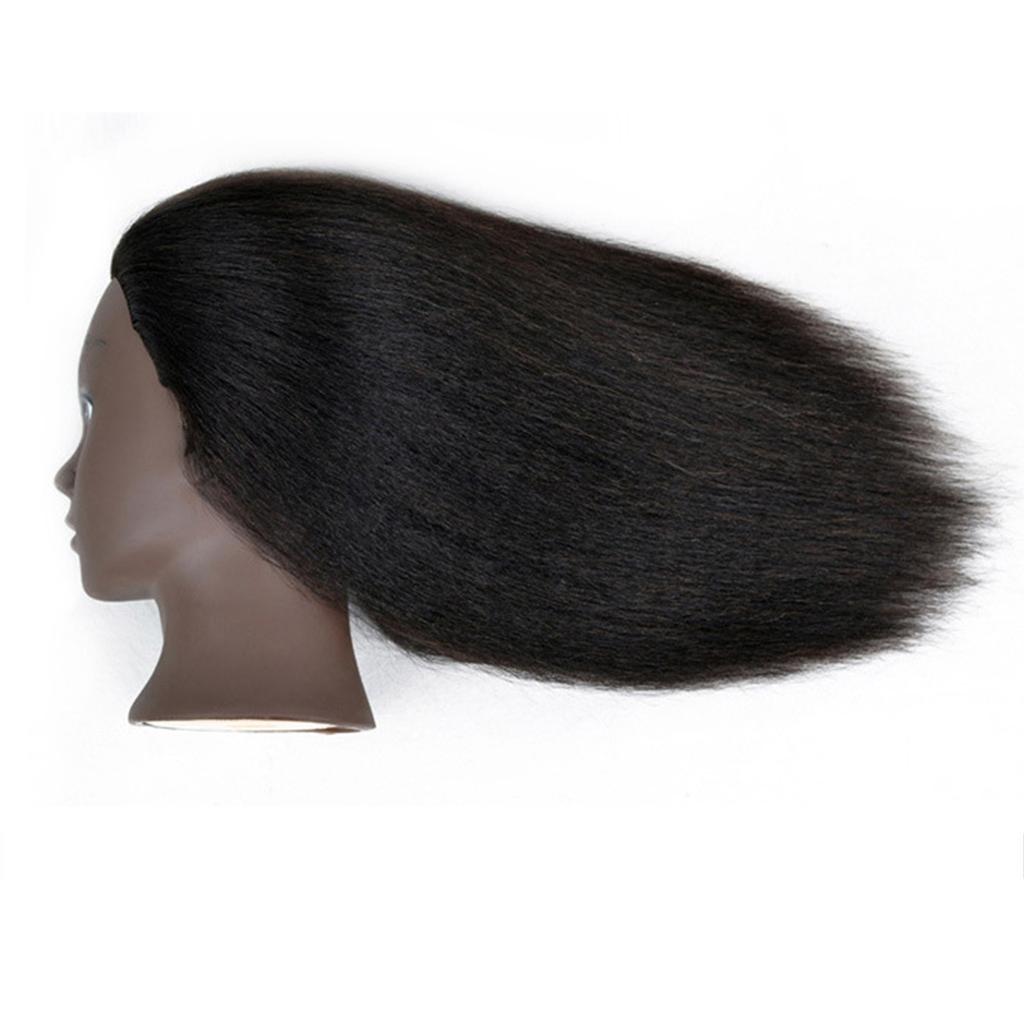 American Mannequin Head Real Hair Manikin Head for Styling With Makeup