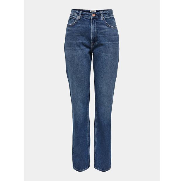 Джинсы ONLY Jaci 15296923 синий Straight Fit