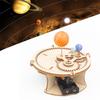 DIY Solar System Model Kit Wooden Puzzle Mechanical Set Assembling Sun Earth Moon Planet Educational Science Toys for Kids