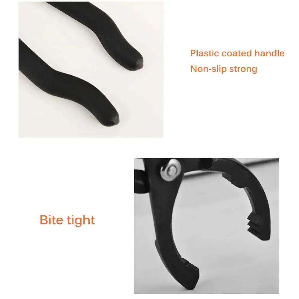 Car Tool Oil Filter Wrench Removal for Engine Filters Conduit Fittings Auto Vehicle Maintainance Repair Hand Tool 10/12in