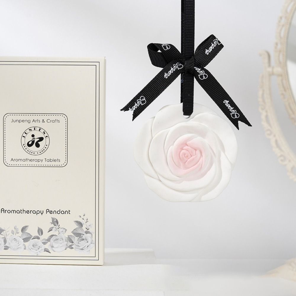 Cherry Blossom Plaster Car Perfume Pendant Gypsum Air Freshener Pendant Aromatherapy Wax Tablets