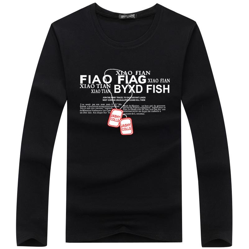 Мужские толстовки большого размера с круглым вырезом и длинным рукавом, облегающие, на весну и осень