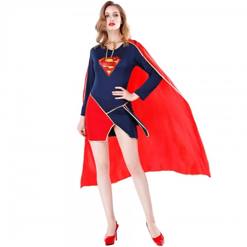 Womens Superhero Costume Halloween Cosplay Outfit Avengers Game Role Play Stage Wear M XL L
