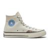 Converse Chuck 70 High Crafted Ollie Patch - Egret Unisex Sneakers Cream Light-Blue Tawny-Owl A04500C