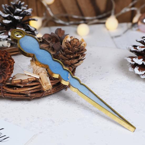 2 шт., рождественские формы из смолы, богатые узоры, недеформирующиеся, легко снимаются, создают потрясающие украшения, подарки, рождественские формы для подвесок, сделай сам, поделки из смолы