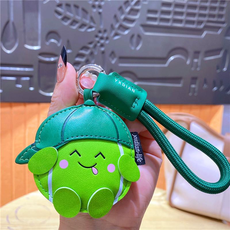 Mini PU Badminton Creative Simulation Badminton Key Gifts For Car Bag Pendant Sports Shuttlecock Bag Charm