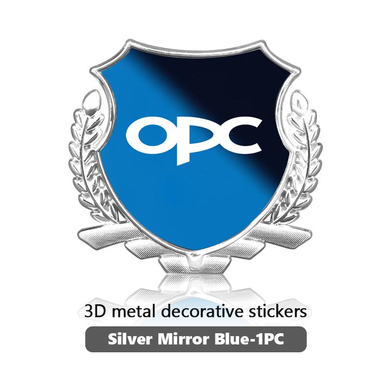 AAHK1 3D Metal Wheat Ears Car Body Decoration Sticker Badge Emblem For Opel Mokka Astra H K J G Corsa D E Vectra C B Insignia