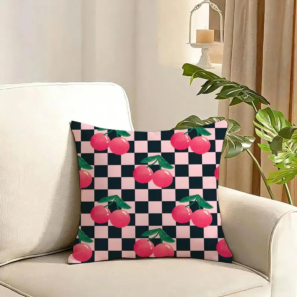 kirsh Cushion Cover Reversible Plush Pillow Cover Soft Fluffy Home Decor for Sofa Bedroom