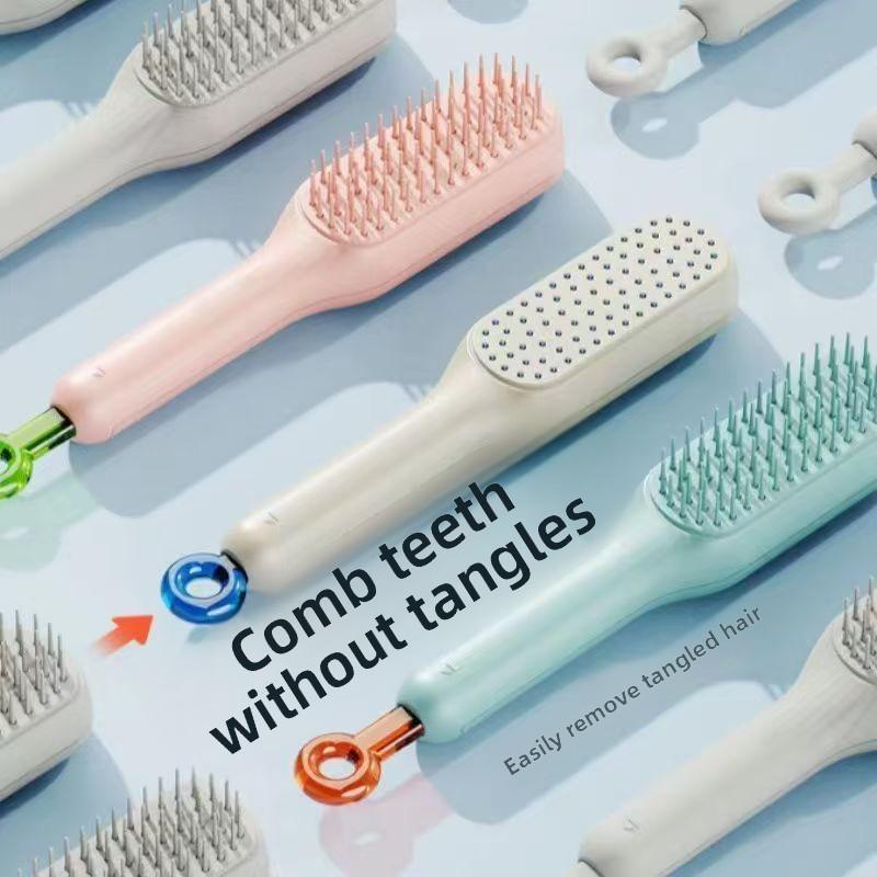 Волшебная телескопическая расческа для волос для очищения кожи головы, антистатическая и нежная в использовании дома
