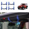 4 шт. Рукоятка для захвата на дугу roll bar крыши для Jeep Wrangler YJ TJ JK JK JL 4-дверный Синий