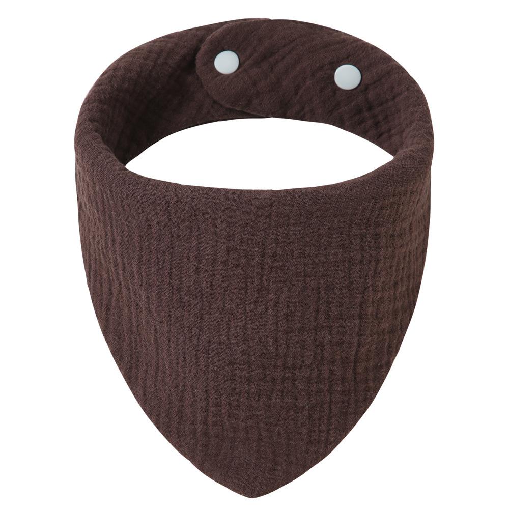 Муслиновый детский нагрудник из хлопка для младенцев, однотонный шарф, полотенце для кормления и слюны, бандана, отрыжка, аксессуары для мальчиков и девочек, новорожденный