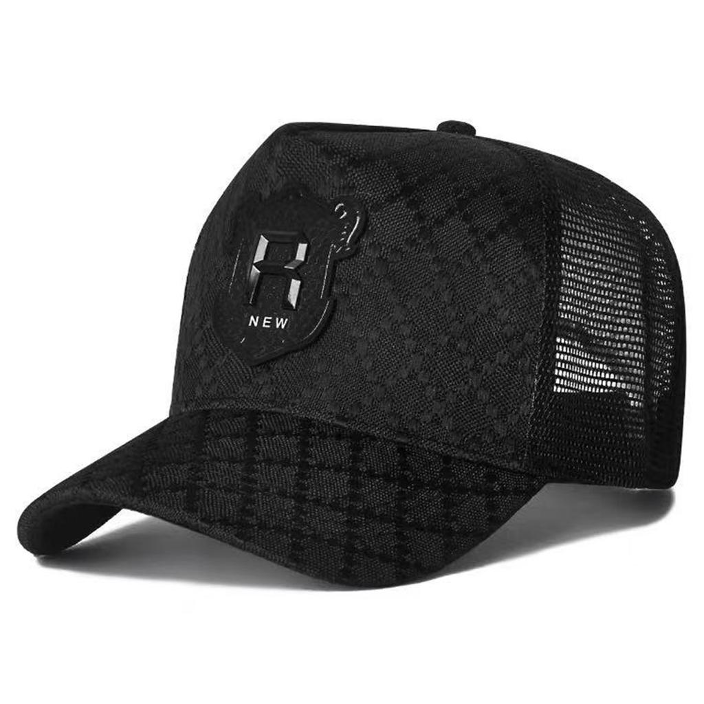 Net Baseball Stitching Stitched Embroidered Alphabet R Neutral Gender Women Men For Caps Spring Summer Outdoor Adjustable Casual Hats Sunscreen
