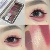 Sexy Rose Wine Red Brown Glitter Eyeshadow Saturation Soft Matte Grey Pink 12 Eye Shadow Makeup Palette Eye Contour Makeup