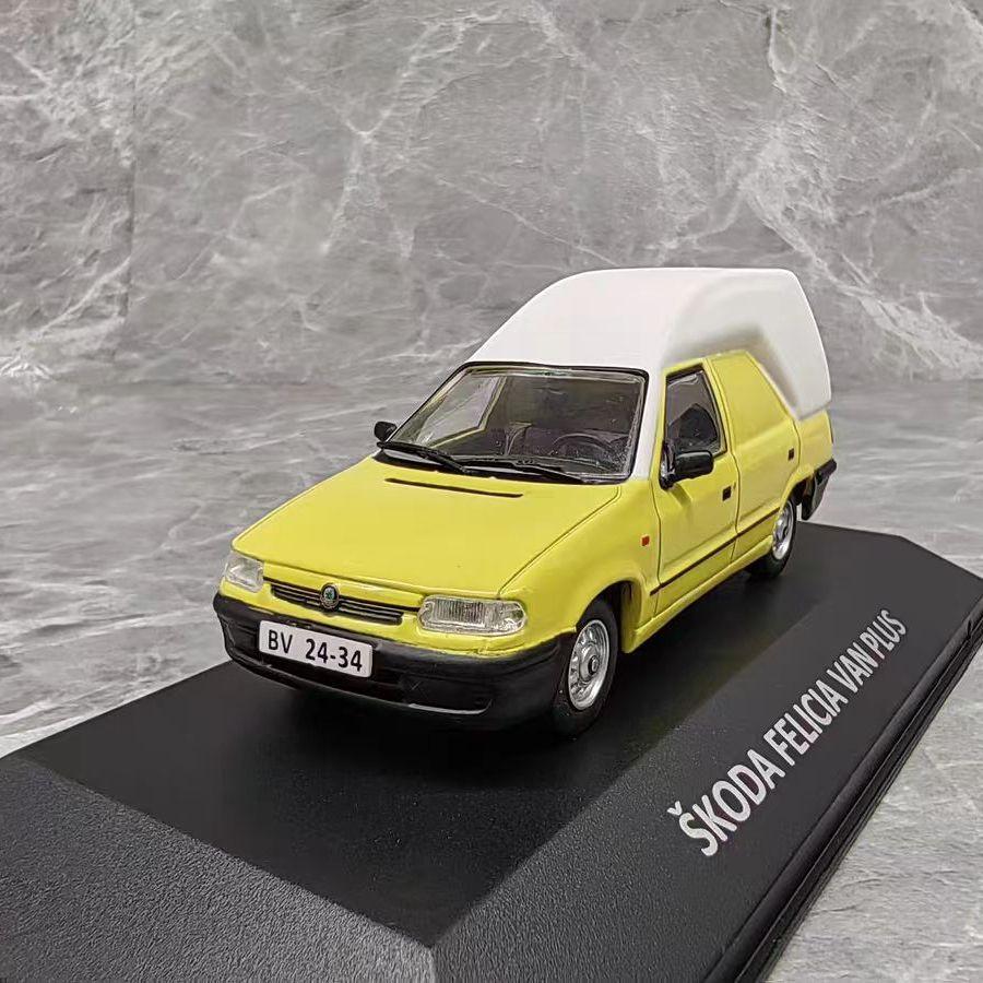 AHUQ1 1:43 Skoda FELICIA VAN PLUS Alloy Car Diecasts & Toy Vehicles Car Model Miniature Scale Model Car For Children
