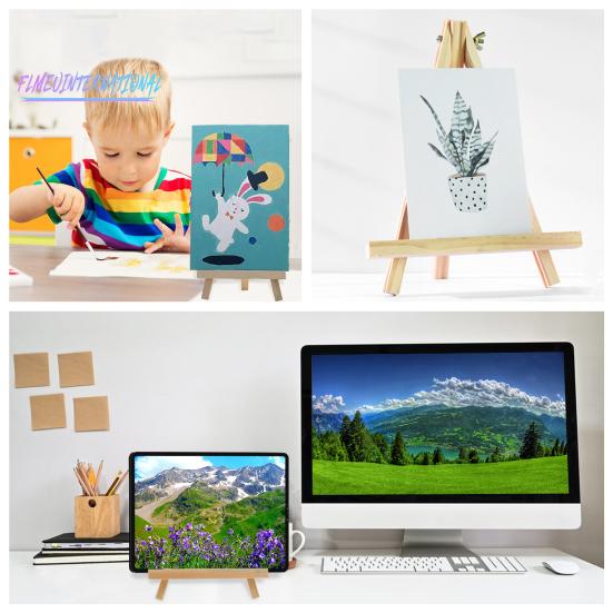 1 шт./6 шт. портативный деревянный мольберт-штатив-регулируемый наклон легкая складная стойка для рисования для начинающих для рисования эскизов