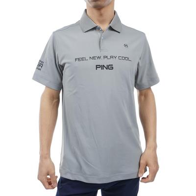Рубашка поло с коротким рукавом Легкая и быстросохнущая для гольфа 3L [Pin Apparel] Мужская (Sarai Tech Сушка) / / 621-4160309 020_Серый