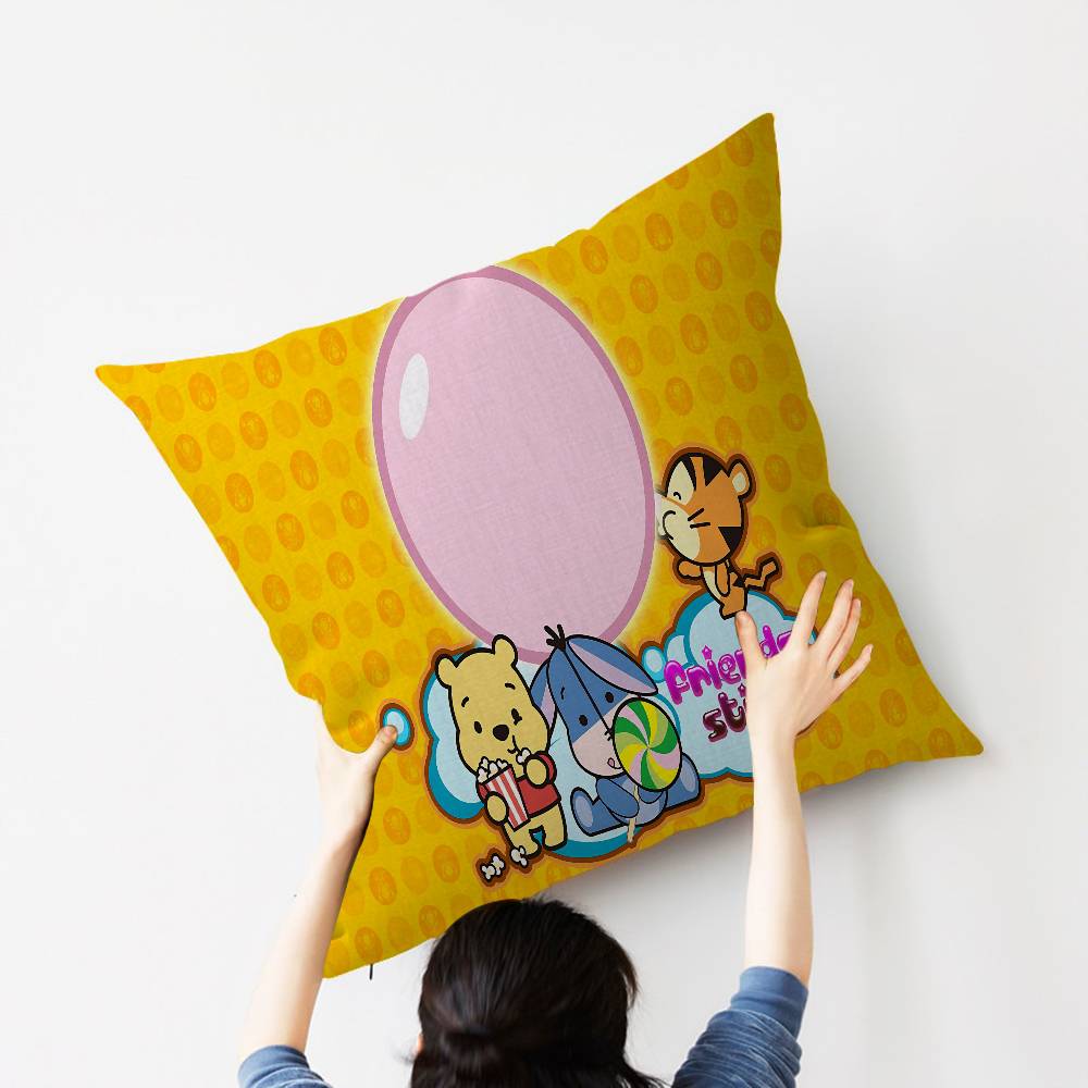 Мультяшный W-Винни P-Пух B-медведь Стич Счастливый Дракон наволочка чехол для диванной подушки домашний декор комнаты детский подарок