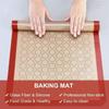 Non-Stick Macaron Baking Mat Silicone Pad Oven Sheet Liner Cookie Bread Biscuits Baking Pastry Tool Large Size Rolling Dough Mat