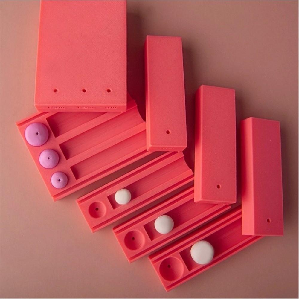 Инструмент для пробивания глиняных шариков, инструмент для изготовления глиняных бусин с дыроколом, форма для катания шариков, полимерная глина, бусина