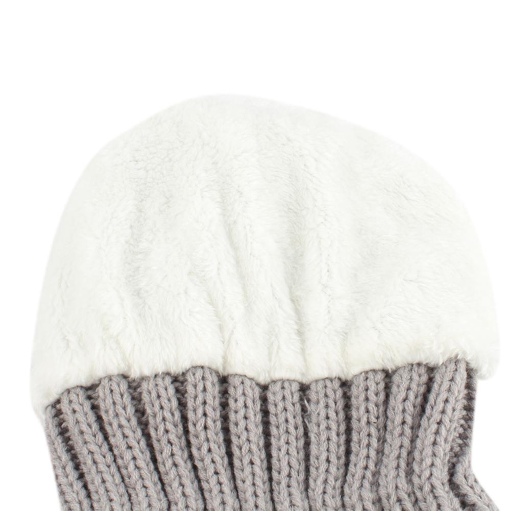 Winter Mom Crochet Knitted Hat Ball Pompom Beanies Skull Cap for Kids Adult