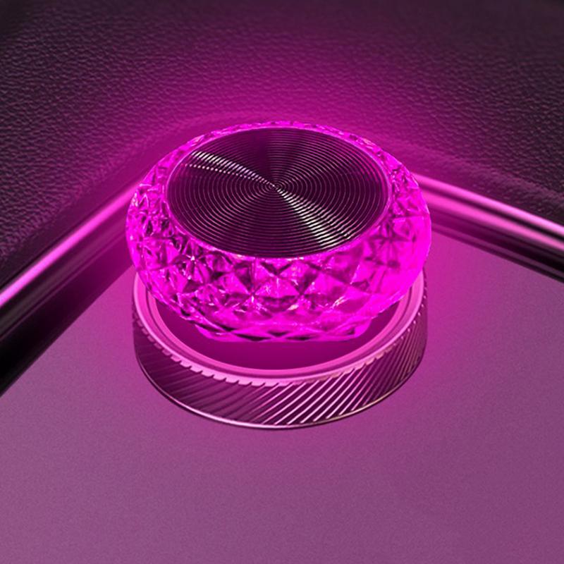 Портативный автомобильный USB окружающий свет, мини-светодиодные декоративные атмосферные лампы для автоматического внутреннего освещения, компьютерный светильник, Plug Play