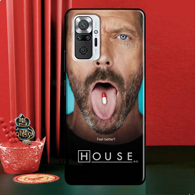 Кейс для таблеток Dr House Хью Лори для Xiaomi Redmi Note 12 Pro 11 9 8 10 Pro 9S 10S 11S 12S Redmi 12C 9C 10A 10C Чехол