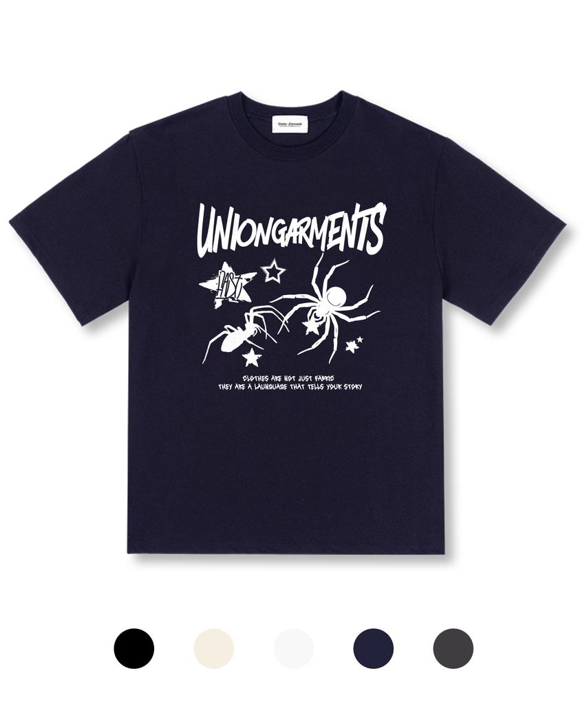 UNION GARMENTS Starspider Oversized Short Sleeve T-Shirt 5 Colors