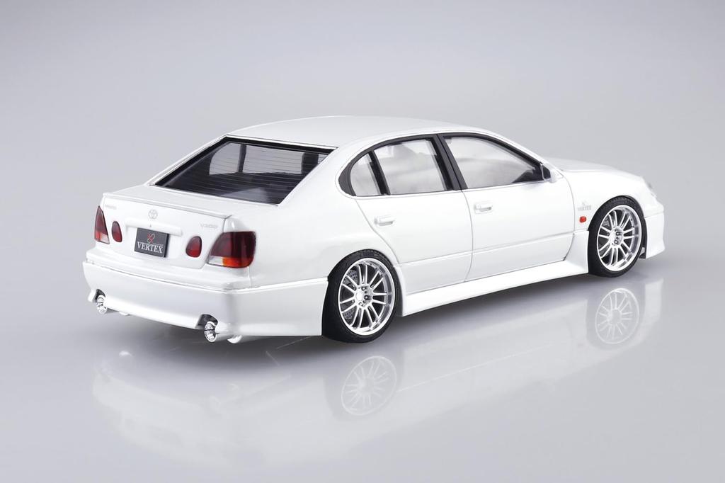 Aoshima Bunka Kyozaisha The Tuned Car Series Toyota VERTEX JZS161 Aristo 2000 Пластиковая модель Литье Цвет 1/24 № 75