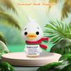 Handmade Knitted Scarf Duck Ornament Home Room Decoration Funny Crochet Emotional Support Duck Doll With Card Christmas Gifts