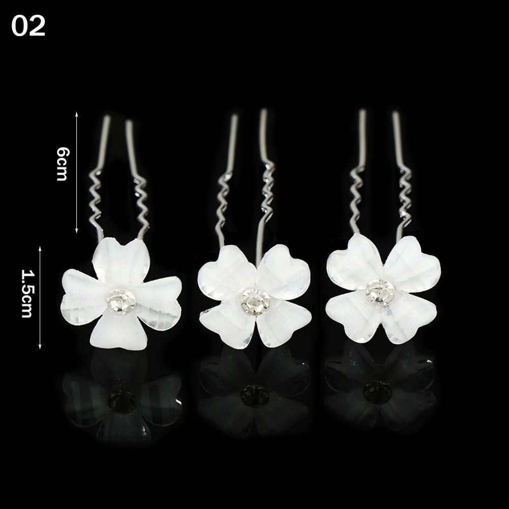 Accessories Bridal Tiara U Shaped Hair Clip Flower Hairpin Stick Bride Headpiece Bridal Hairpin