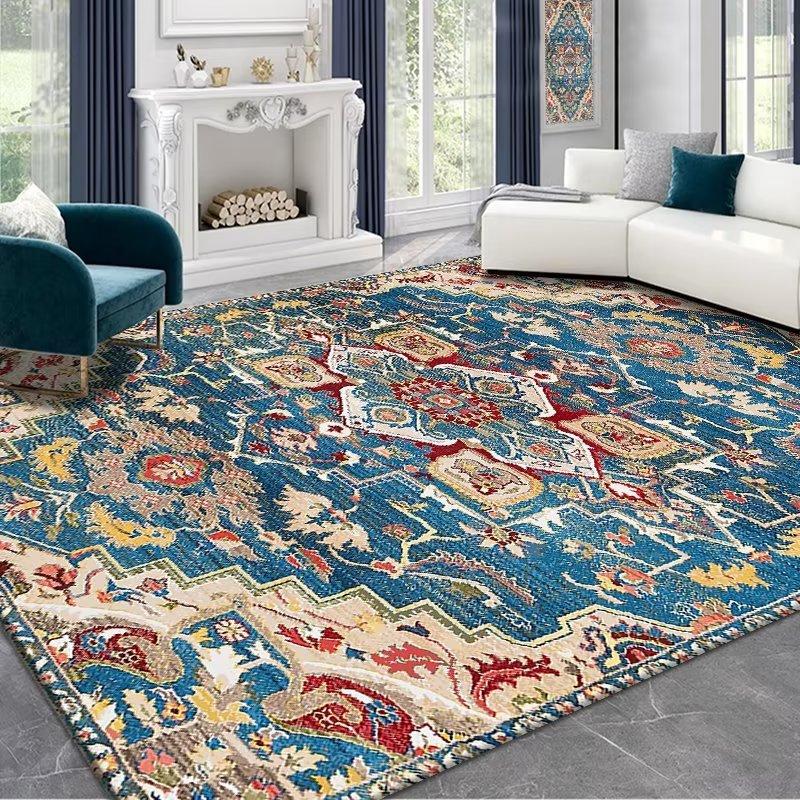 Зимний ковер для гостиной, персидский ковер в стиле ретро, ​​домашний журнальный столик, диван, полный ковер, большой коврик для ковра