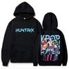 Kpop Demon Hunters 2025 Худи Унисекс С Длинным Рукавом Повседневные Свитшоты